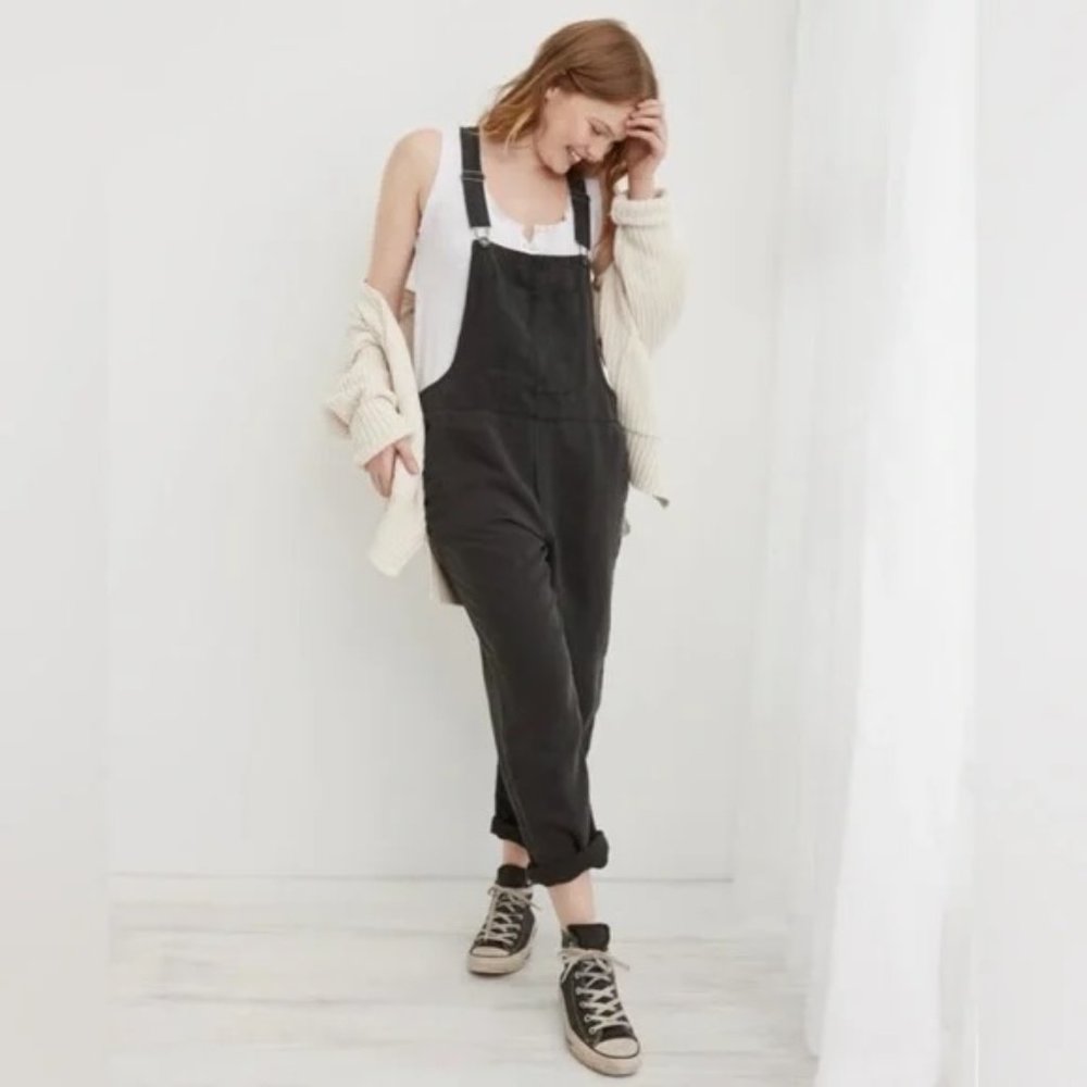 Aerie Black Jumpsuit